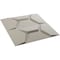 Ekena Millwork 19 5/8in. W x 19 5/8in. H Colony EnduraWall Decorative 3D Wall Panel Covers 2.67 Sq. Ft. WP20X20CYGBW - alternate 5